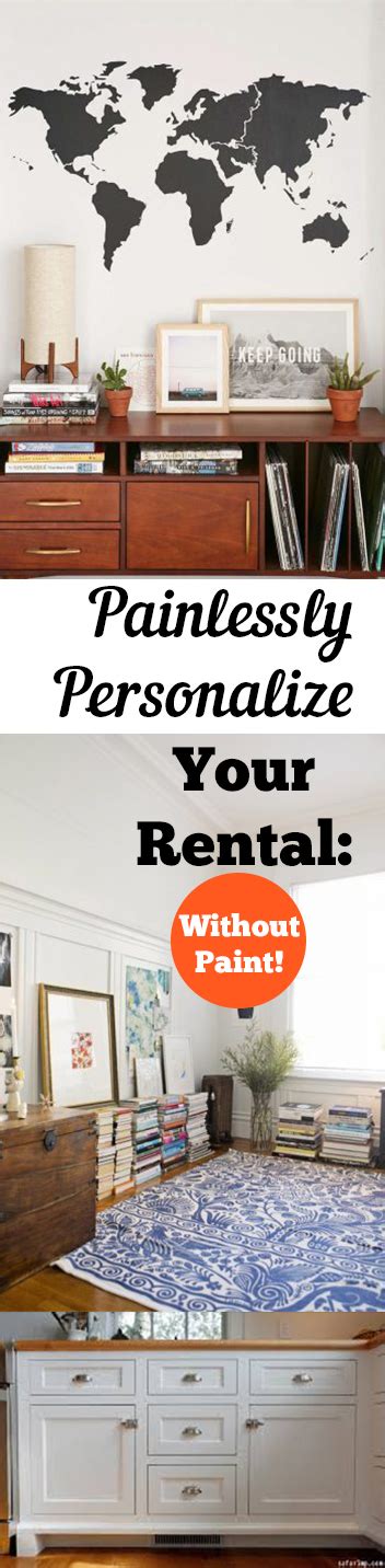 Always speak with your landlord beforehand, but some landlords may allow you to paint a wall with this type. Painlessly Personalize Your Rental: Without Paint! - Page ...