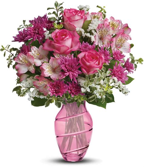 Telefloras Pink Bliss Bouquet Photodrive