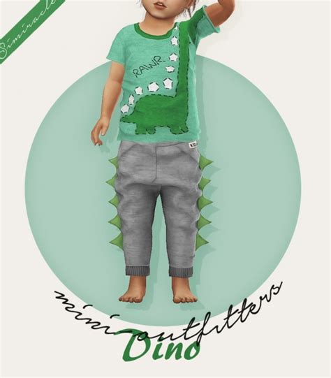 Simiracle Dino Joggers Toddler Version • Sims 4 Downloads