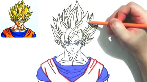 Como Dibujar A Goku Fácil Y Rápido Youtube