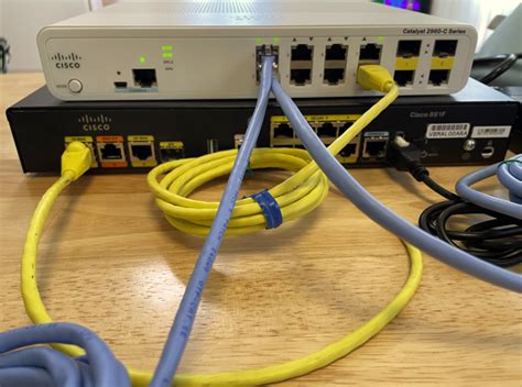 ネットワーク：cisco C891fj K9ルータとcatalyst 2960 スイッチで Router On A Stick（vlan間