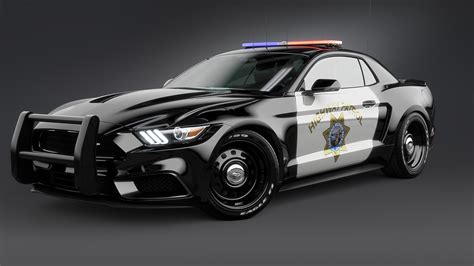 2017 Ford Mustang Notchback Design Police 2 Wallpaper Hd Car