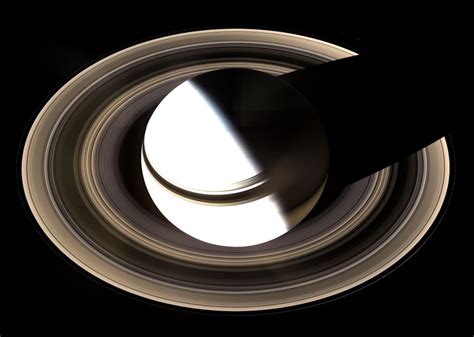 Saturn Casts Shrinking Shadow Over Rings In Nasa Photo Space