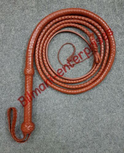 Sporting Goods Whips And Crops Indiana Jones Bullwhip 12 Plait Top Grain