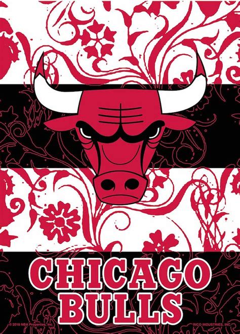 Chicago Bulls NBA Garden Flag - DiscountDecorativeFlags.com