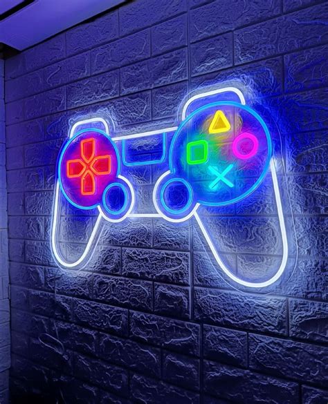 Gaming Remote Custom Neon Sign Game Pad Neon Sign Led Sign For Game