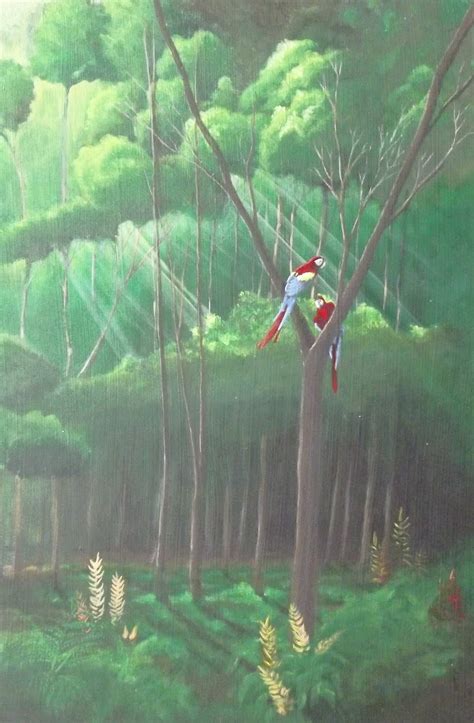 Jungle And Rainforest Art Of Costa Rica Costa Rica Rainforest Paintings