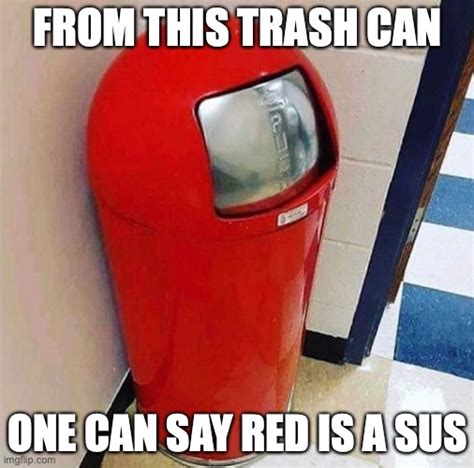 Red Trash Can Imgflip