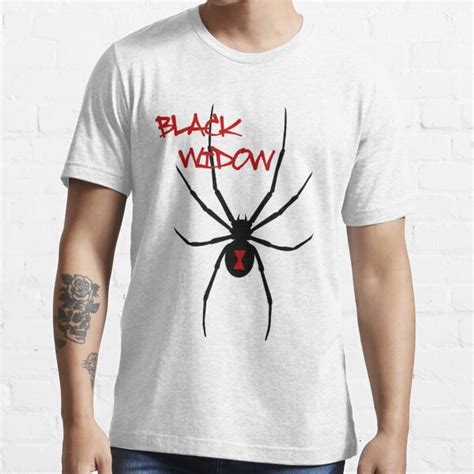 Black Widow Spider Graphic T Shirt For Sale By Adt Rpg Redbubble