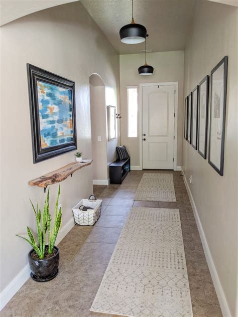 Long Entryway Ideas Our Entry Hallway Beforeafter The Diy