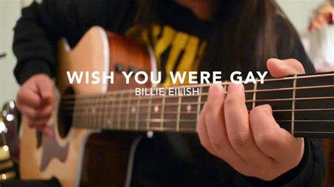 wish you were gay billie eilish fingerstyle guitar cover tabs