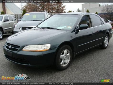 We have 249 listings for 2000 honda accord ex sedan, from $199. 2000 Honda Accord EX V6 Sedan Dark Emerald Pearl / Ivory ...