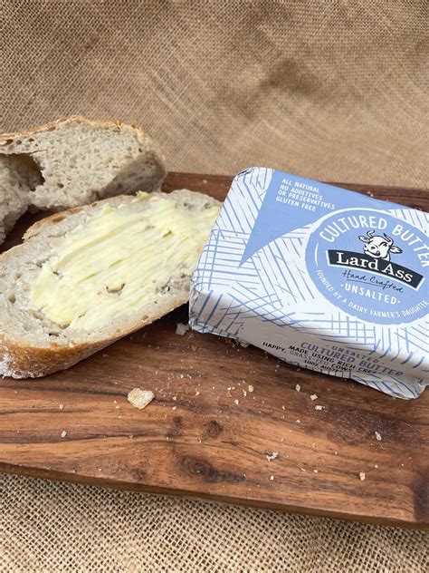 Lard Ass Flavoured Butter 225g Unsalted — Benton Rise Farm