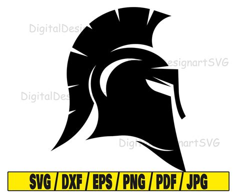 Spartan Helmet Svg Spartan Svg Cut File Helmet Clipart Svg Cut File