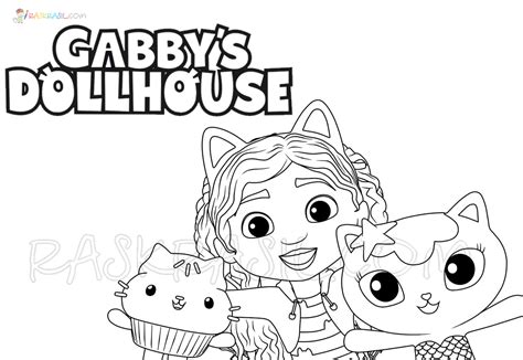 Gabbys Dollhouse Coloring Pages Pdf Updated 2023