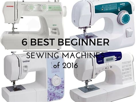 Top 6 Beginner Sewing Machines You Will LOVE - Simple and Inexpensive