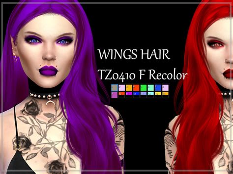 The Sims Resource Wings Tz0410 Recolor Mesh Needed