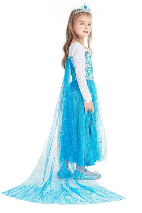 Frozen Elsa Dress For Kids Girls Nalagila