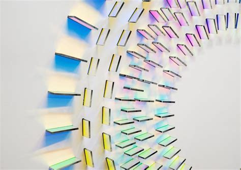 New Glowing Dichroic Glass Installations By Chris Wood Are Activated By Sunlight — Colossal