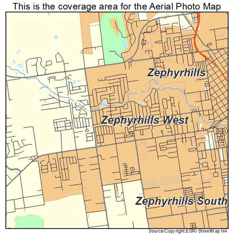 Aerial Photography Map Of Zephyrhills West Fl Florida