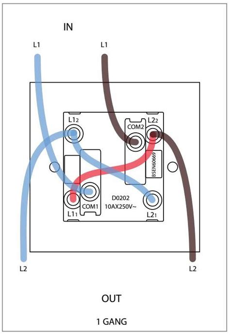1 Gang 2 Way Switch Wiring Diagram