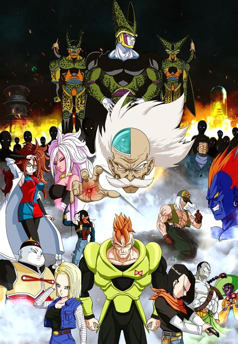 Dr Gero S Android Army By Novasayajingoku On Deviantart Dragon Ball Super Manga Anime