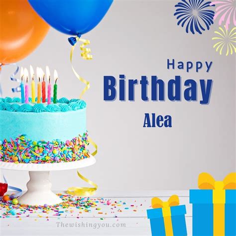 HD Happy Birthday Alea Cake Images And Shayari