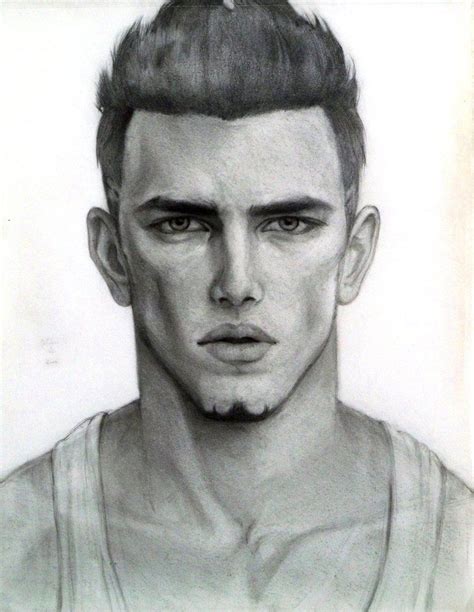 Male Face Sketch By Jjcu On Deviantart Male Face Drawing Face Sketch Nose Drawing