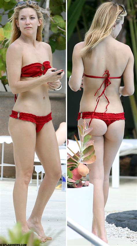 Kate Hudson In Red Bikini