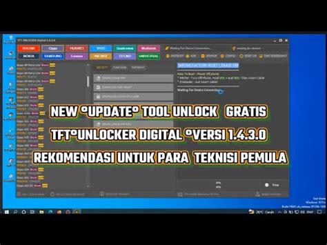Tool Unlock Gratis New Update Tft Unlocker Digital V YouTube