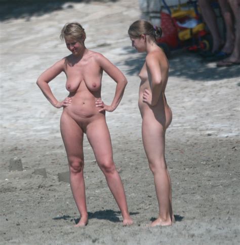 Nudist Mother And Son Photo