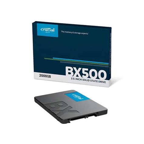 buy online crucial bx500 2 5 inch 2tb sata iii 3d ssd ct2000bx500ssd1 in india