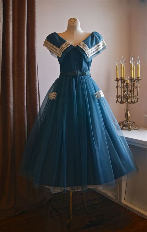 1950s Alice In Wonderland Party Dress Vintage