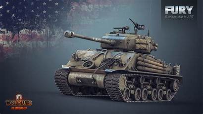 Tank Tanks Sherman Fury M4 Wallpapers Wargaming