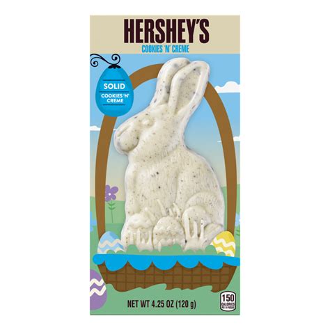 Hersheys Easter Cookies N Crème Candy Bunny 5 Oz