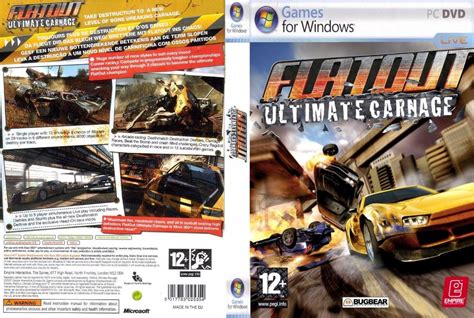 Pc Games Cd Cover Flatout Ultimate Carnage