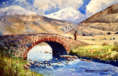How To Paint A Stone Bridge In Watercolour Online Art Lessons