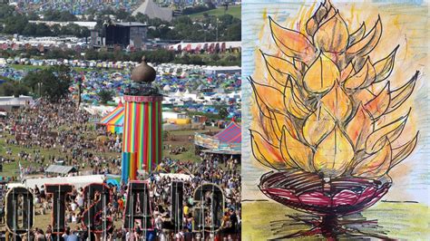 Glastonbury The Ft Burning Lotus Sculpture Will Be Set On Fire On