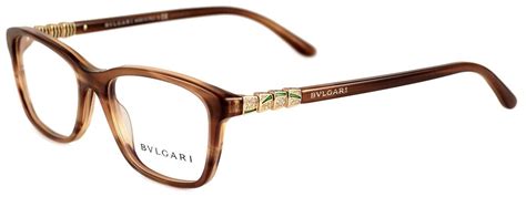 Bvlgari Bv4097b 5240 Brown Stripe Glasses Eyewearbrands