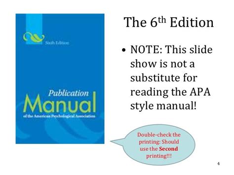 Apa 6th Edition Pdf In Subsequent Citations Only Use The First