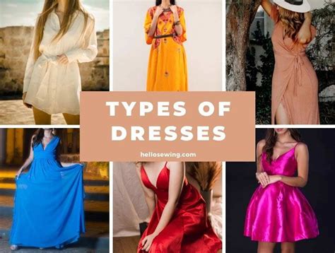 Types Of Dresses Ultimate Guide To Dress Styles Hello Sewing
