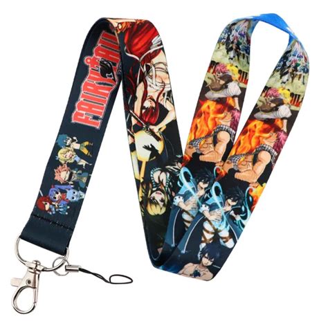 Fairy Tail Anime Series Characters Themed Id Badge Holder Lanyard 599