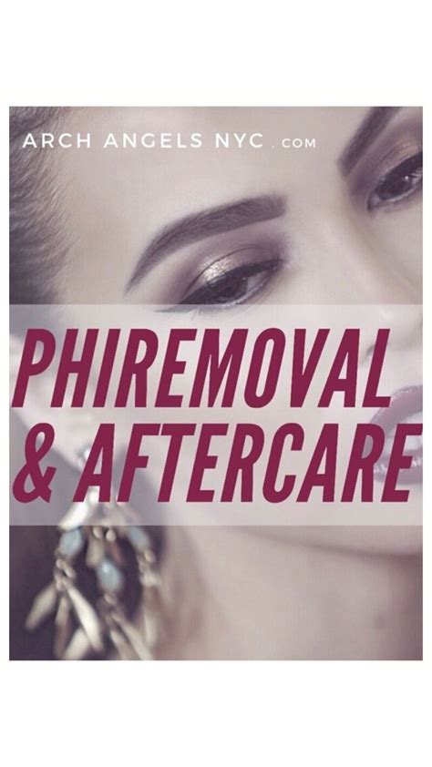 Phi Removal Aftercare Arch Angels Nyc
