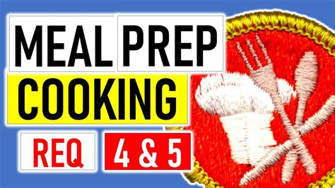 How To Prepare Campout Meals How To Get Cooking Merit Badge Youtube