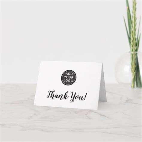 Add Custom Logo Business Thank You Cards In 2020