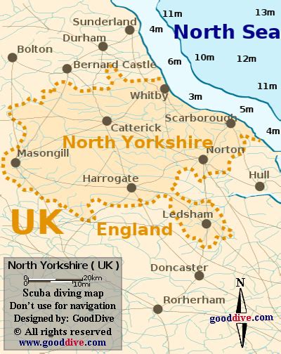 North Yorkshire Map
