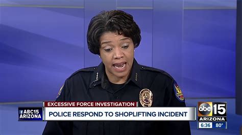 Phx Police Chief Responds To Shoplifting Incident Youtube