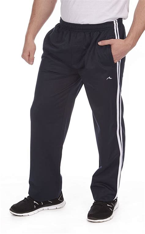Pro Tonic Mens Tracksuit Bottoms Silky Casual Gym Jogging Joggers Sweat