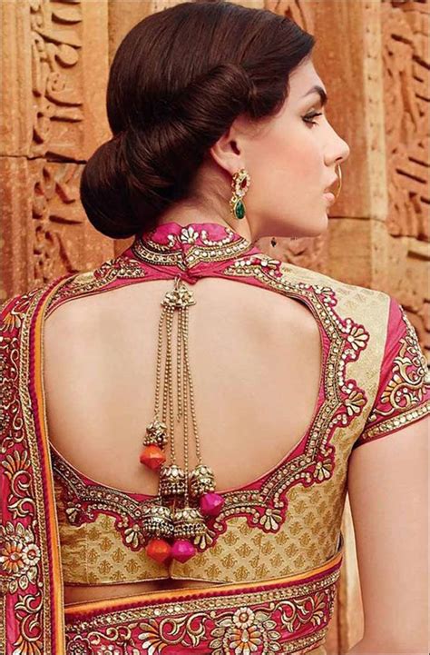 Latest Pattu Saree Blouse Back Neck Designs For Silk Sarees Macys