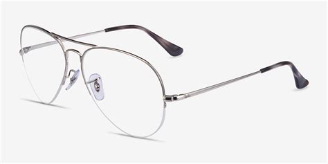 Ray Ban Rb6589 Aviator Silver Frame Eyeglasses Eyebuydirect Canada